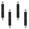 Adjustable Boot Straps Pant Stirrups Clips Boot Clips for Women and Men Motorcycle Biker Smooth Jeans Trousers Bed Sheets, Mattress Covers,Curtain and Seats Cushion view 1