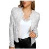 Womens Sequin Blazer Jacket Casual Long Sleeve Open Front Zip Up Sparkle Bomber Jackets for Evening Party view 1
