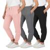 3 Pack Girls' Joggers Sweatpants Pants Athletic Yoga Pockets Kids Teen view 1