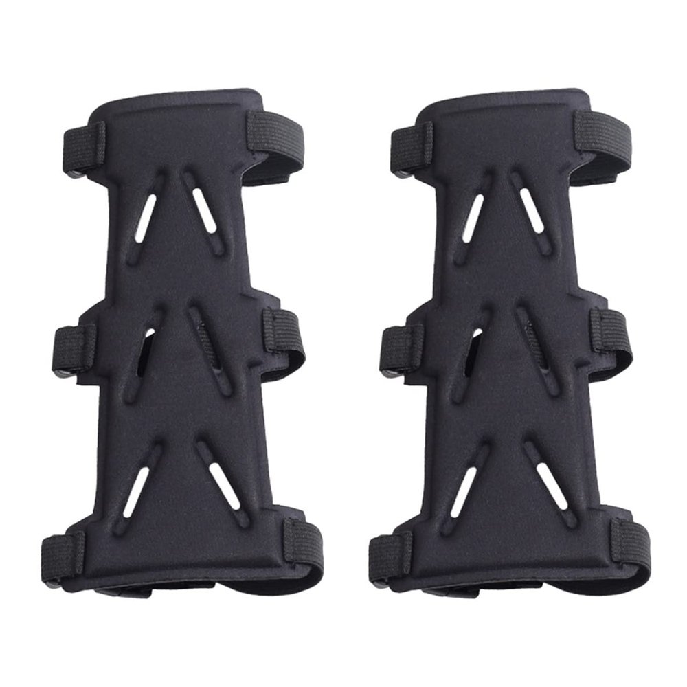 INOOMP 2pcs Elastic Archery Arm Guard Breathable Dual-Sided for Right Left Hand Shooters Flexible Support for Improved Accuracy for Hunting and Practice