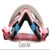 FRAHS Ski Goggles, Motorcycle Goggles with Double-Sided Velvet Elastic Band & Two-Way Air Venting Holes, Snowboard Goggles for Men & Women (Color : Red) view 3