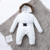 Outerwear Infant Snowsuit Jumpsuit Hooded Warm Girls Jacket Coat Romper Baby Girls Snow Toddler (V-WH, 12-18 Months) view 3