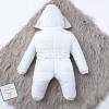 Outerwear Infant Snowsuit Jumpsuit Hooded Warm Girls Jacket Coat Romper Baby Girls Snow Toddler (V-WH, 12-18 Months) view 4