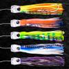 Saltwater Fishing Lures 6/9inch Trolling Lures for Marlin Mahi Tuna Dolphin Shark Big Game Deep Sea Fishing Baits Squid Skirts Rigged Hooks Ocean Gear Tackle view 4