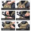 Tactical Neck Protector for Tactical Vest Thickened Neck Guards camo Hunting Shotting Universal Neck Collar for JPC CPC AVS Vest 500D Nylon view 4
