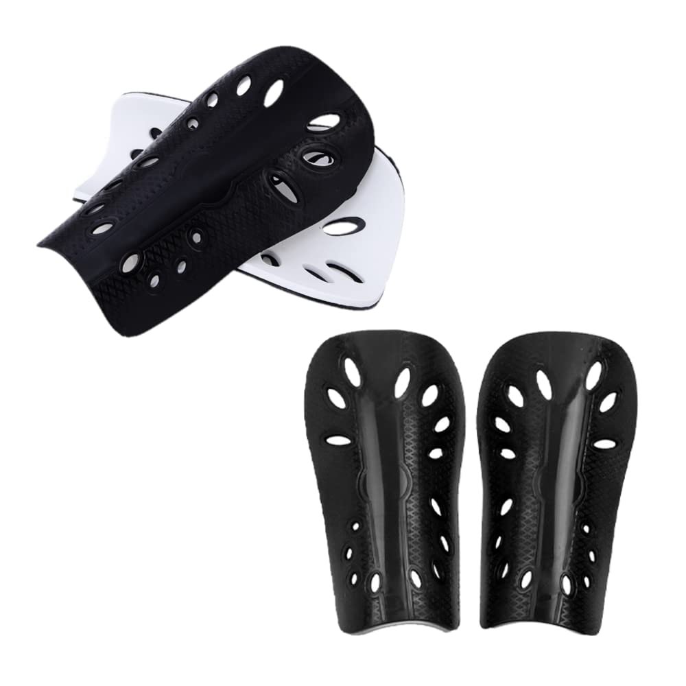 Shin Guards for Kids Soccer 2 Pairs Youth Shin Guards with EVA Foam Cushion, Size M (Ages 58) | Lightweight, Breathable & Impact-Resistant Shin Pads for Boys & Girls