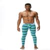 JOCKMAIL Long Johns Pants Men Thermal Underwear Cotton Printed Mens Thermal Underwear Sleeping Bottoms Leggings Pant (Blue, Large) view 2