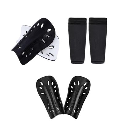 Kids Shin Guards for Soccer 2 Pairs Toddler Shin Guards with Sleeves (Ages 3-5) Youth Soccer Shin Pads with Insert Pocket Lightweight Breathable & Impact-Resistant Protective Gear for Boys & Girls