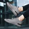 BORAMAX Mens Running Shoes Slip-on Walking Tennis Sneakers Lightweight Breathable Casual Soft Sole Mesh Workout Sports Shoes B-Grey view 4