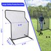 Kapler Baseball Z Screen - 5x7FT Portable Pitching Net with Steel Frame & Heavy-Duty Nylon Net for Batting Cage & Field Practice | Ideal for Coaches & Players view 4