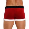JEEYJOO Men's Red Santa Christmas Fancy Dress Costume Velvet Sequin Xmas Underwear Santa Claus Doll 3X-Large view 4