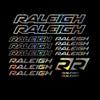 WYJPFN 16pcs Vinyl Sticker for Raleigh Sticker Decal Bike Bicycle (Silver) view 1