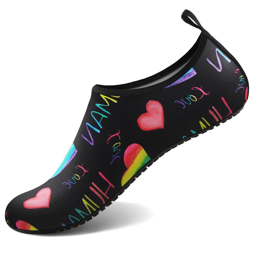 ATHMILE Water Shoes Women Men Barefoot Aqua Socks Quick-Dry for Beach Swim Pool Yoga Camping Cruise Surf Sport