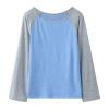 Little Girls Casual Long Sleeve Raglan Sleeve T Shirts Crewneck Tunic Tops Kids Teen Color (Light Blue, 12-13 Years) view 1