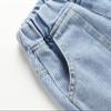 Children Toddler Kids Infant Baby Boys Girls Patchwork Striped Jeans Pants Trousers Little Boys (Light Blue, 2-3 Years) view 4