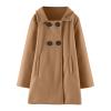 Toddler Girls Winter Windproof Coat Jacket Kids Warm Fleece Outerwear Jacket Big Girl Fleece Lined (Coffee, 4-5 Years) view 1