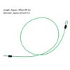 Estink Steel Wire Lock Line, Double Loop Stainless Steel Safety Lock Cable, External Scooter Cable Lock Cable(Green) view 2