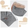 USB Heated Gloves 2 Pairs Winter Warm Heating Mitten Full and Half Hand Warmers Washable Knitting Typing Gloves (Vivid Style) view 4