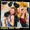 Chivao 24 Pcs Cheerleading Pom Poms, Metallic Foil Handle Cheer Squad Team Spirited Fun for Party, Sports Dance Cheer, 30 Grams Weight Each(Black) view 4
