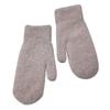 homeemoh Knit Mittens for Women Warm Winter Fleece Lined Mittens Women's Gloves for Cold Weather,Camel view 1
