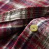 Kids Toddler Flannel Fleece Shirt Jacket Plaid Long Sleeve Lapel Button Down Baby Boys Girls Fall (Wine, 2-3 Years) view 4