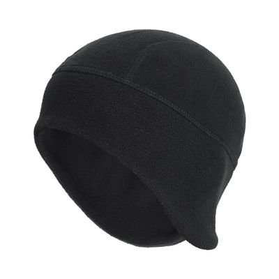 homeemoh Skull Caps Cycling Helmet Liner for Men & Women Winter Thermal Bike Beanie Caps with Fleece Lining,Black