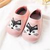 Toddler Sock Shoes Infant Boys Girls Animal Prints Cartoon Socks Shoes Toddler The Floor Socks Non Slip Prewalker Shoes (Pink, 12-18 Months) view 3