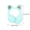 BESPORTBLE Cat Ear Earmuffs Winter Ear Warmer Fluffy Cozy Cute Earmuffs Adjustable Winter Sequin Faux Warm Ear Warmer for Women Girls Outdoor view 3