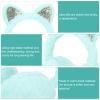 BESPORTBLE Cat Ear Earmuffs Winter Ear Warmer Fluffy Cozy Cute Earmuffs Adjustable Winter Sequin Faux Warm Ear Warmer for Women Girls Outdoor view 4