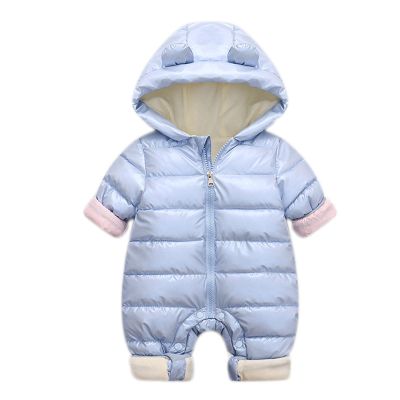 Kids Winter Coats Jumpsuit Romper Baby Wear Coat Warm Hooded Girls Infant Snowsuit Outwear Down Boys Snow