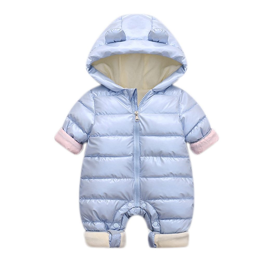 Kids Winter Coats Jumpsuit Romper Baby Wear Coat Warm Hooded Girls Infant Snowsuit Outwear Down Boys Snow