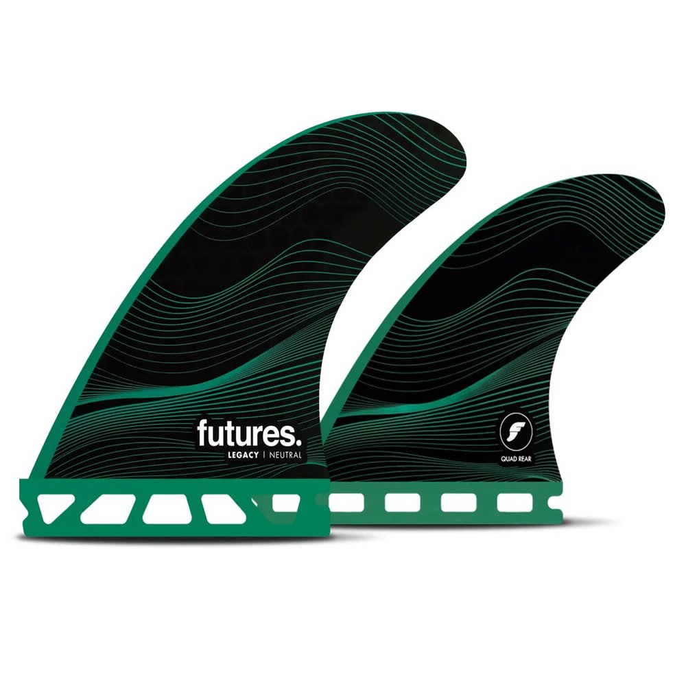 Futures Fins F6 HC Quad Fin Set Green M