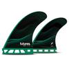 Futures Fins F6 HC Quad Fin Set Green M view 1