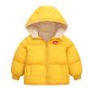 Baby Boy Winter Clothes Toddler Kids Baby Boys Girls Sweater Sets Padded Snowsuit Infant Winter Clothes Hooded Yellow view 1
