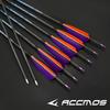 900 Spine Arrow 29 Inch Arrow Target Practice Arrow Hunting Arrow Carbon Arrows Compound Bow Recurve Bow Adult Youth Archery Indoor Outdoor Shooting Bullet Field Tip 6pc Orange view 2