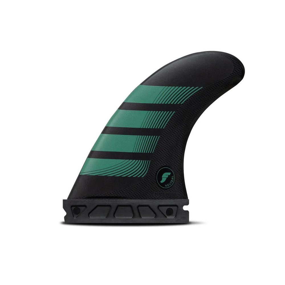 Futures Fins F6 Alpha Thruster Fin Set Carbon-Teal M