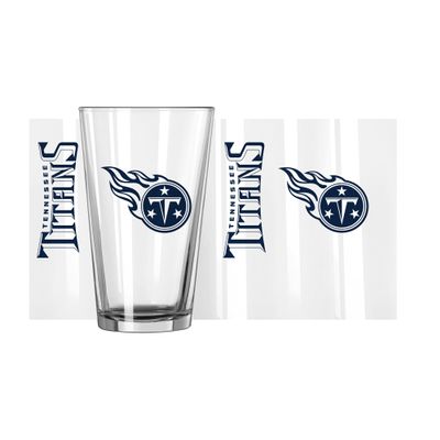 logobrands Tennessee Titans 16oz. Team Wordmark Game Day Pint Glass