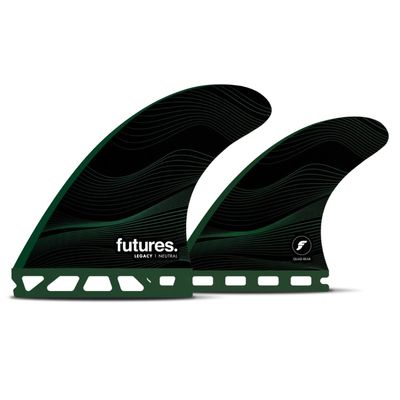 Futures Fins F8 Honeycomb Quad Fin Set Green L