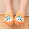 Toddler Sock Shoes Infant Boys Girls Animal Prints Cartoon Socks Shoes Toddler The Floor Socks Non Slip Prewalker Shoes (Orange, 2-2.5 Years Toddler) view 2