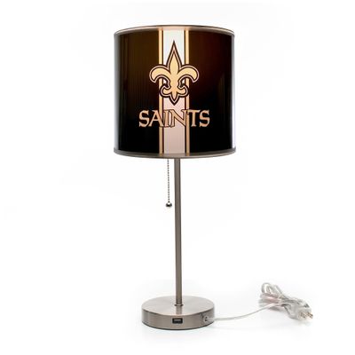Imperial New Orleans Saints Chrome Desk Lamp