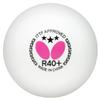 Butterfly R40+ Table Tennis Balls  40mm White Ping Pong Ball  ITTF Certified Professional Table Tennis Ball  Poly Table Tennis Ball  3 Pack, 6 Pack, or 12 Pack (B3R406) view 3