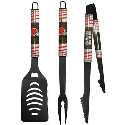Siskiyou Sports NFL Cleveland Browns 3 pc Black Tailgater BBQ Set, One Size