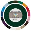 Country Brook Design - 1" Cotton Webbing Strap - Lightweight, Organic and Gentle with Skin Cotton Strapping - 50 Yards, Green view 1