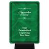 Customized Appreciation Plaque Award, 6"X8" Green Color Printed Metal Recognition Trophy Award view 1