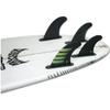 Futures Fins F8 Alpha 5-Fin Set Carbon-Olive L view 2
