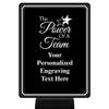 Customized Power of Team Plaque Award, 6"X8" Black Color Printed Metal Recognition Trophy Award view 1