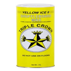 Zieglerworld Triple Crown Yellow Ice II Medium-Fast Speed Shuffleboard Powder (6 Pack)