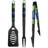 Siskiyou Sports NFL Seattle Seahawks 3 pc Black Tailgater BBQ Set, One Size view 1