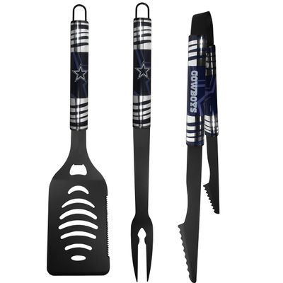 Siskiyou Sports NFL Dallas Cowboys 3 pc Black Tailgater BBQ Set, One Size