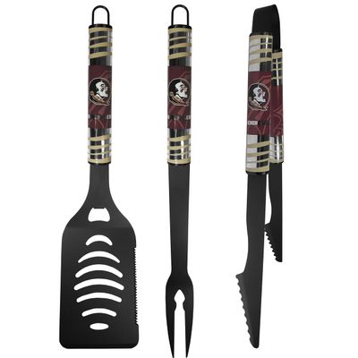 Siskiyou Sports NCAA Florida State Seminoles 3 pc Black Tailgater BBQ Set, One Size